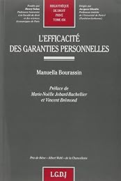 L' efficacité des garanties personnelles