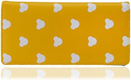 Korean Bear Animal Long Wallet ID business Card holder Coin Pocket Clutch Handbag Purse for girls (YELLOW)
