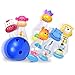 Bowling Set for Toddlers with 6 Animal Head Bowling Pins and 2 Bowling Balls, Outdoor Toys for Toddlers, Bowling Game for Kids