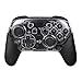 Yeegewin Replacement Shell Case for Switch Pro Controller, Colorful Anti-Slip Hand Grip Shell Cover Super Switch DIY Faceplate and Backplate Case (Clear)