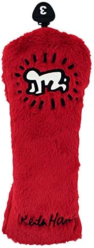 キース ヘリング Keith Haring Head Cover フェアウェイウッド用ヘッドカバー レッド Khhc 05