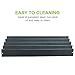 Antree Gas Grill Replacement Porcelain Steel Flavorizer Bars/Heat Plate/Heat Shield 7534 for Weber Models Grills Set of 5, 21.5 x 1.7 x 1.7