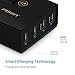 PISEN 20W 4-Port Portable USB Charger Foldable AC Plug and Smart Technology Travel Charger Wall Charging Station for iPhone 8/7/6 Plus, IPad, Samsung Galaxy, HTC, Blackberry Power Banks and More