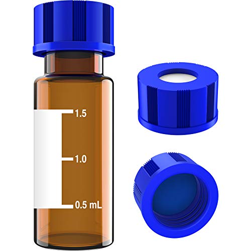 Autosampler Vials 2mL, HPLC/GC Sample Vials, with