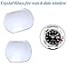 7.05.5mm Sapphire Bubble Magnifier Lens for Date Window Watch Crystal Glass Glue Magnify