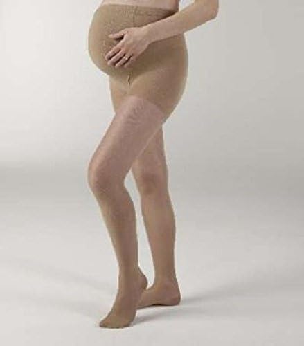 Mediven Elegance Maternity Closed Toe 30-40 mmHg Pantyhose (V, Black)