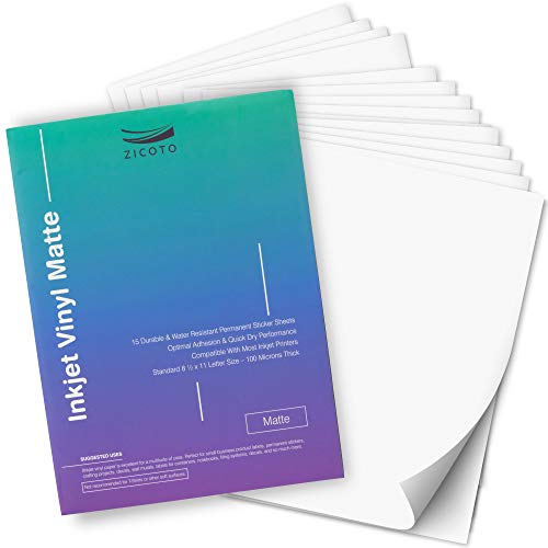 6 Premium+Printable+Sticker+Inkjet+Printer