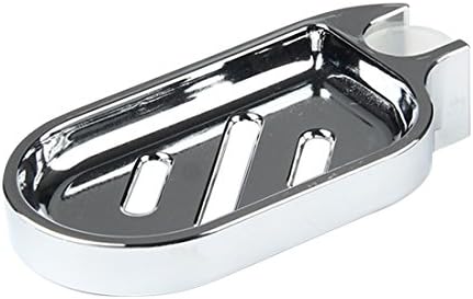 Dingtuo Bathroom Shower Soap Holder Clip-on Soap Dish Tray Travel Soap Rail Box Container for Bathtub Home Cleaning