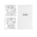 Konsait 24pcs 18FT White Paper 3D Snowflake String Garland for Christmas, New Years, Winter Decoration