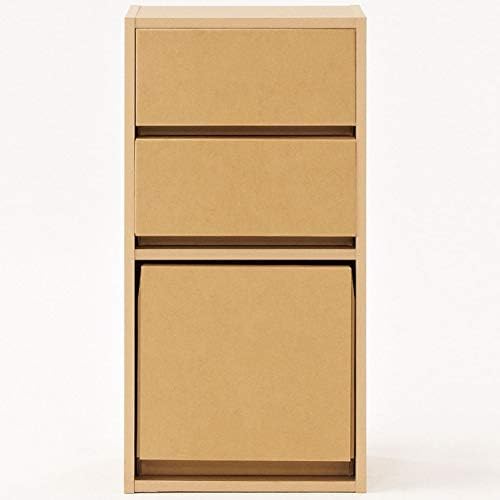 Amazon Co Jp 無印良品 ダンボール引出 2段 パルプボードボックス用 約幅34 奥行27 高さ34cm ホーム キッチン