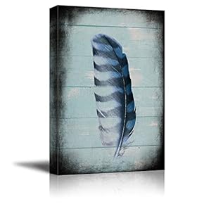 signwin Canvas Wall Art Feather and Animals Canvas...