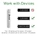 BONAI 16 Pack 1100mAh AAA Rechargeable Batteries 1.2V Ni-MH High-Capacity Batteries - UL Certificate