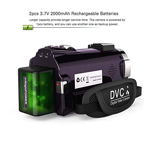 Andoer-4K-1080P-48MP-WiFi-Cmara-de-Video-Digital-Grabadora-de-Videocmara-con-Lente-Macro-039X-Micrfono-Externo-Novatek-96660-Tctil-Capacitiva-IR-Visin-Nocturna-Infrarroja-16X-Zoom-Digital