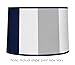 Sweet Jojo Designs Navy Blue and Gray Stripe Lamp Shade