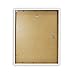 Golden State Art, 16x20 White Photo Frame, with Ivory Color Mat for 11x14 Pictures, & Real Glass