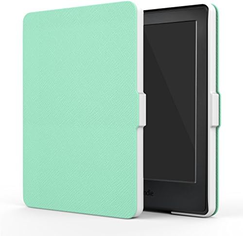 MoKo Case for Kindle E-reader (8th Generation 2016) - The Thinnest and Lightest Cover with Auto Wake/Sleep for Amazon Kindle (6 Display, 8th Gen 2016 Release), Mint GREEN