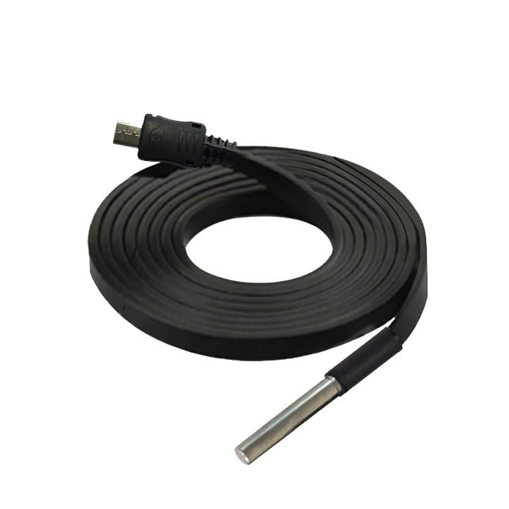 UbiBot UB-DT-P1 Temperature Probe, Refrigerator Temperature Sensor, Remote Monitoring in Extreme High or Low Temperature Condition 3m — image 1