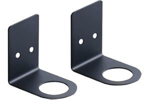 BiJun Soap Bottle Dispenser Holder Wall Mount, Shampoo Conditioner Body Wash Dispenser Soap Holder Shower Hanger Hole for 1.06in for Kitchen Bathroom (1.06in, Black)