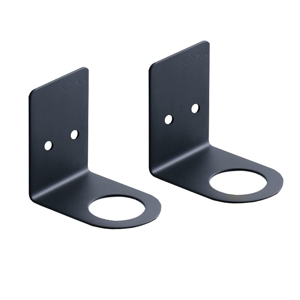 Photo 1 of BiJun Soap Bottle Dispenser Holder Wall Mount, Shampoo Conditioner Body Wash Dispenser Soap Holder Shower Hanger Hole for 1.06in for Kitchen Bathroom (1.06in, Black)