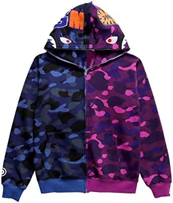 Mens Ape Bape Hoodies Sweatshirt Fashion Casual Coat Outdoor Hip-Hop Funny Tops