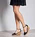 Viscata Estartit Espadrille Canvas Wedges Spain Handmade 3 ½” Heel Women's Sandals with Breathable Organic Cotton Canvas and 100% Natural Jute Midsole for all Occasions: Casual, Work, Party