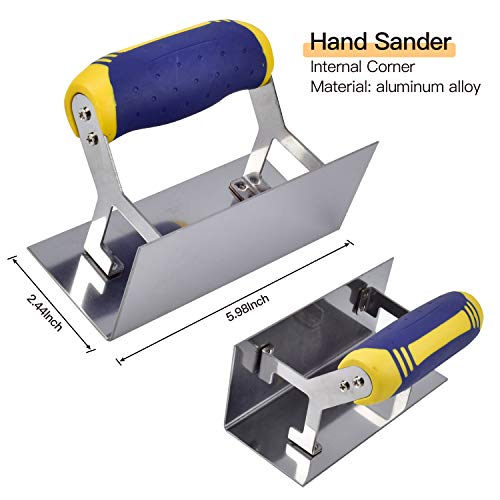 6 Piece Concrete Hand Tool Set Masonry Hand Tools Mason Set (6 Pack)