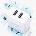 USB wall charger, I-Bollon 12Watt 2.4A dual AC/DC travel charger adapter for iPhone 5/5C/5S/6S/6S PLUS/7/7 plus,IPad Air, Samsung, Galaxy S Series, Note Series, LG, Nexus and More