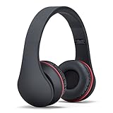 Status Audio HD One Headphones - Classic (Black/Red). Lightweight On-Ear Noise Isolating Headset with High Definition Studio Sound.