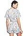 SweatyRocks Women's 2 Piece Boho Floral Print Crop Cami Top with Shorts Set Blue M