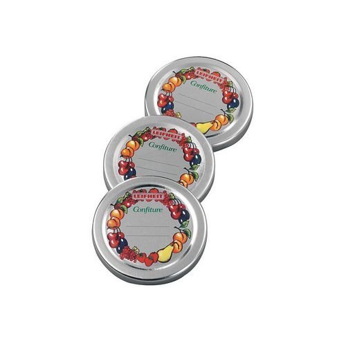Click Here to See More Images Leifheit Canning Jar Sealing Lid 8 Oz., Set of 10