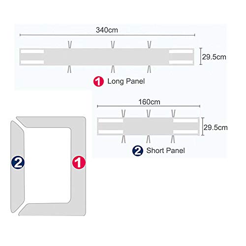 LongDear Baby Crib Bumper,Classic Mesh Crib Liner,Adjustable Length Fits Most Sizes Cribs,Machine Washable (White)