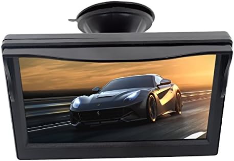 Car Screen Rearview Display 5 Inch Sucker Bracket TFT LCD Color Rear View Monitor SINOVCLE