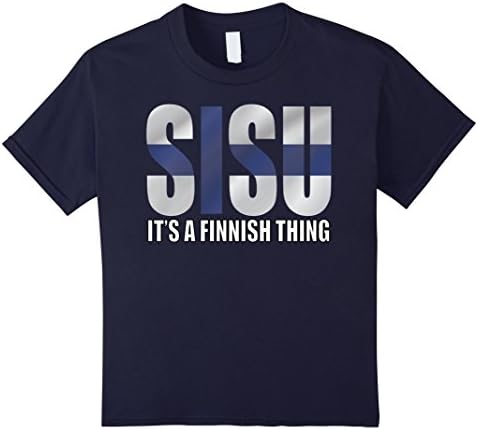 Kids Sisu - It's A Finnish Thing - Finn T-Shirt 6 Navy