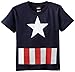 Captain America Boy's The Great Star, Navy, 3T