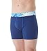 Saxx Underwear Men's Fiesta Boxer Bright Navy/Royal Boxer Briefs LG