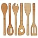 Artmeer Bamboo Utensil Set,Wooden Cooking Spoons and Spatulas,Kitchen Tools,Perfect for Nonstick Pan and Cookware