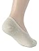 OSABASA H2H Womens Casual No-Show 3Pairs Socks of Various Pastel Colors BEIGE M (SET3KWMS058)