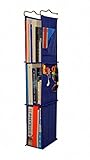 Locker Ladder Locker Organizer Hanging Shelves, Sewn and Assembled in USA (Blue).