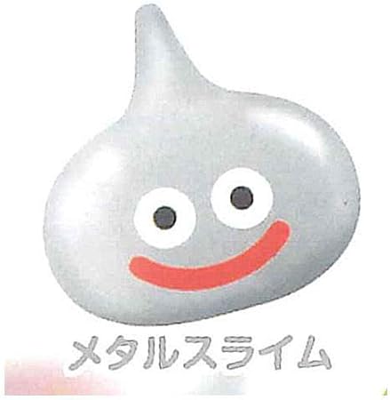 Amazon ドラゴンクエスト ぷにぷにスライム キラキラパールバージョン 再販 3 メタルスライム 単品 カプセル玩具 おもちゃ