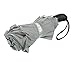 EEZ-Y Travel Umbrellas for Rain - Wind Resistant w/Open Close Button - Grey