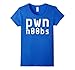 Womens Pwn Noobs Gamer Gaming n00b T Shirt XL Royal Blue