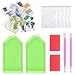 2 Pack DIY 5D Diamond Painting Kits,Simliber Full Drill Christmas Santa Claus Rhinestone Diamond Painting for Beginner Adults Diamond Arts Home Wall Decor, 11.8 X 15.8inch(Santa Claus and Snowman)