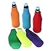 Hipiwe Beer Bottle Cooler Sleeves with Zipper Set of 6 Collapsible Neoprene Insulators Party Drink Coolies