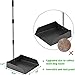 Snagle Paw Pooper Scooper for Large Dogs, Adjustable Long Handle Metal Tray and Rake Poop Scooper for Dogs with Bin for Pet Waste Removal, No Bending Clean Up Pooper Scooper for Medium and Large Dogs