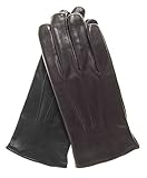 Fratelli Orsini Everyday Men's Italian Lambskin Cashmere Lined Winter Leather Gloves Size XL Color Black