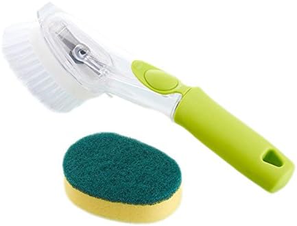 ALPHELIGANCE Kitchen Good Grips Soap Dispensing Dish and Sink Sponge Brush Set