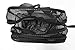 Travel Sport Transparent See Through Mesh Backpack/ School Bag (Black)