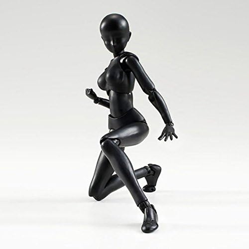 Fashion Ferrite Action Figure Play Arts Kai Anime Model Drawing Kids Toy (BLACK WOMAN)