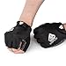 HTZPLOO Bike Gloves Bicycle Gloves Cycling Gloves Mountain Biking Gloves with Anti-Slip Shock-Absorbing Pad Breathable Half Finger Outdoor Sports Gloves for Men&Women (Black, Medium)