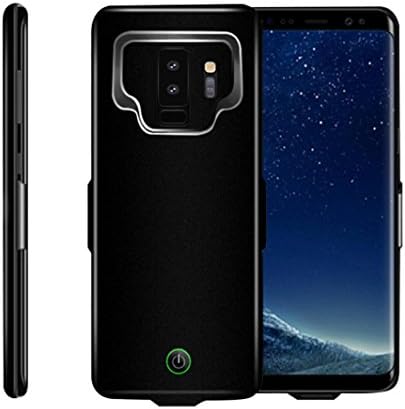 SUKEQ for Samsung Galaxy S9 Battery Case, 7000mAh Extended Protective Rechargeable Charging Case Cover Portable Power Bank Backup Charger Skin Shell